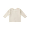 Oat micro stripe long sleeve tee
