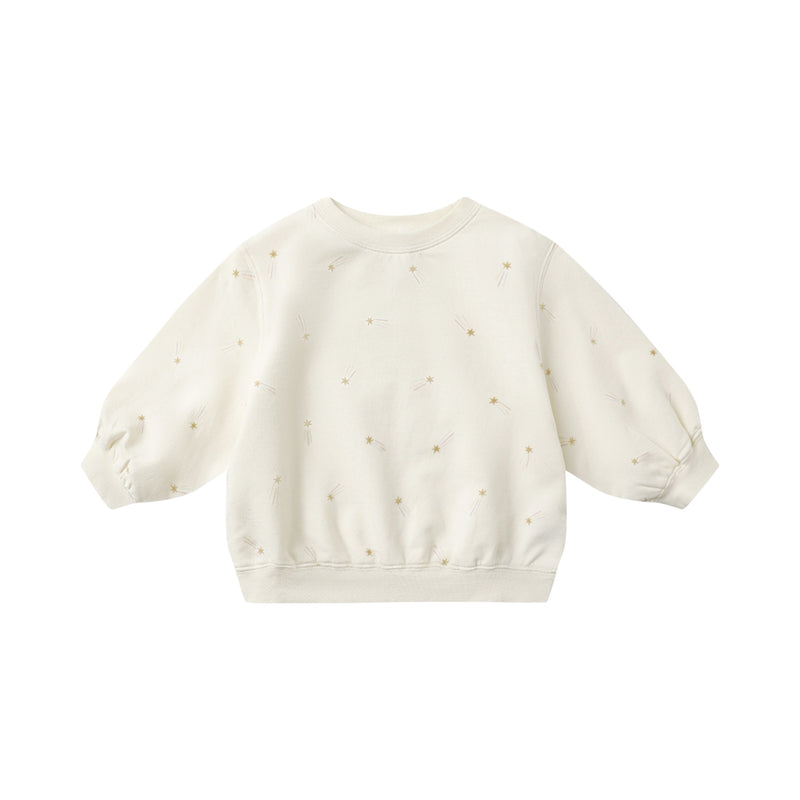 Shooting stars oversized crew sweatshirt