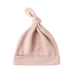 Rose bamboo knotted baby hat