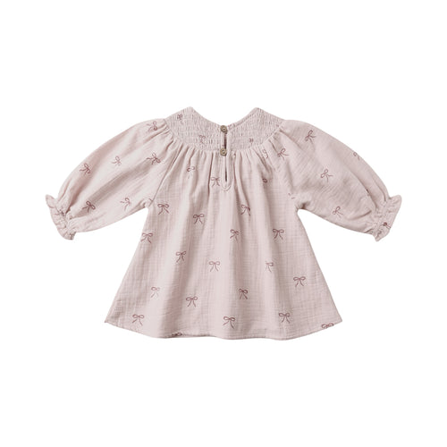 Bows smocked dress
