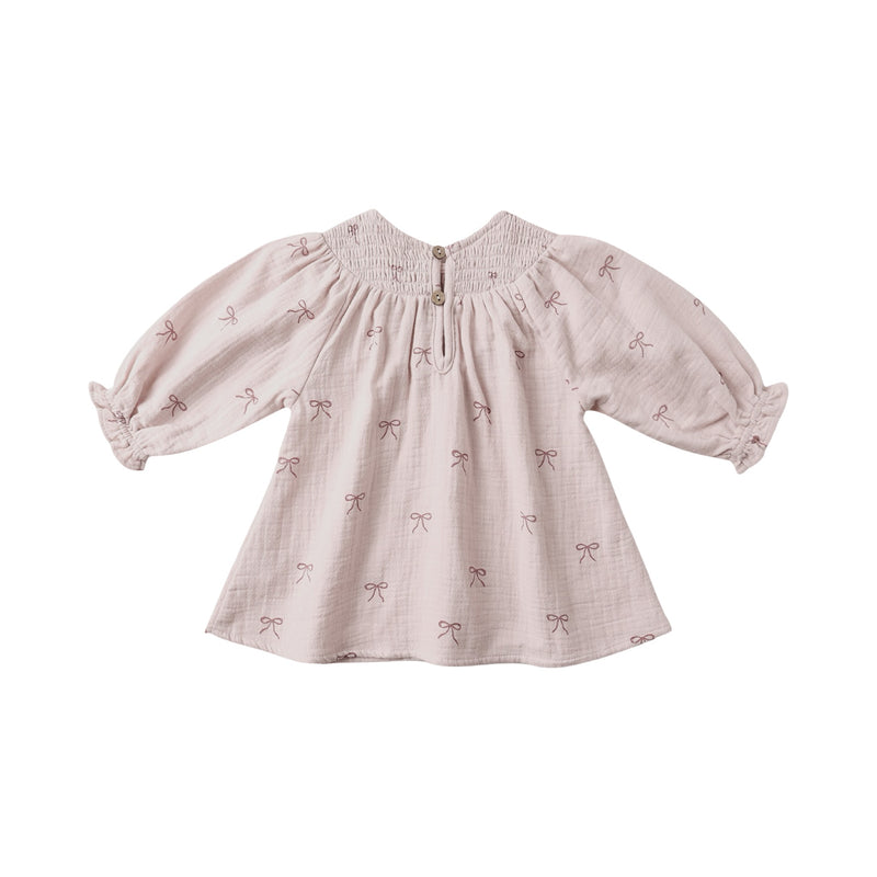 Bows smocked dress