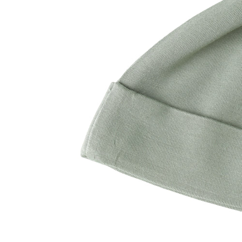 Bonnet noué fougère en bambou pour bébé