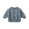 Silver moons relaxed fleece sweatshirt