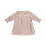 Velour baby dress