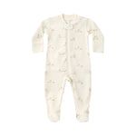 Bunnies zip long sleeve sleeper footie