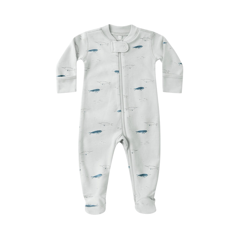 Pyjama zippé à manches longues Narwhals