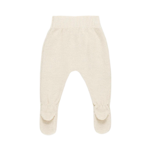 Footed knit pant