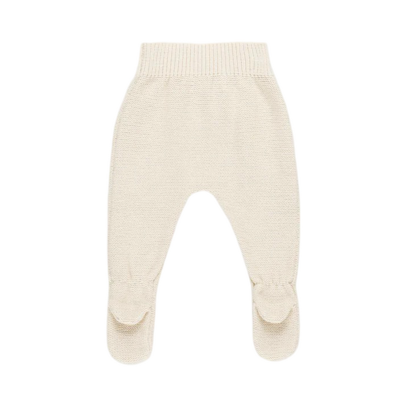 Footed knit pant