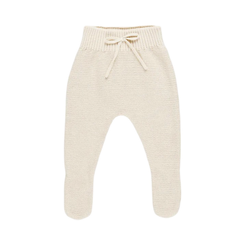 Footed knit pant