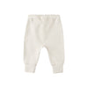 Oat micro stripe drawstring pant