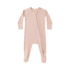 Pyjama zippé rose en bambou 