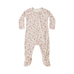 Bloom bamboo zip footie