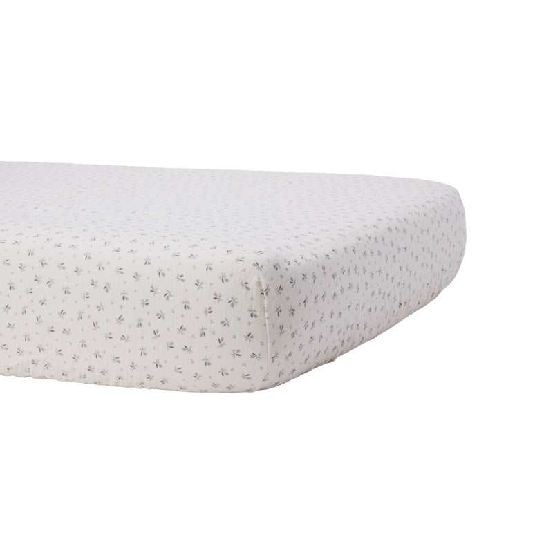 Drap de bassinette tissé Bluebell