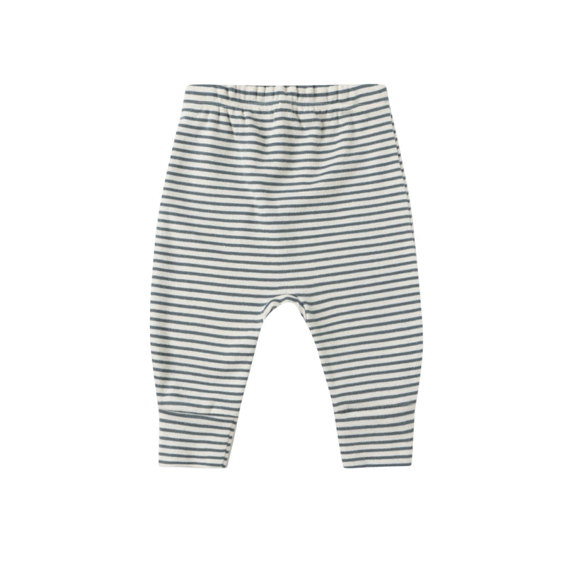 Ocean micro stripe drawstring pant