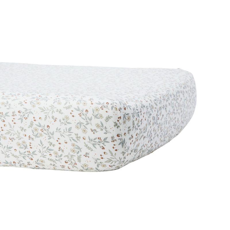 Woodland bamboo crib sheet