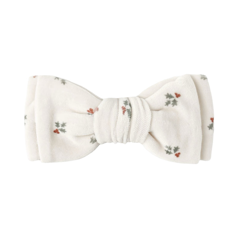 Bandeau en velour Holly berry 