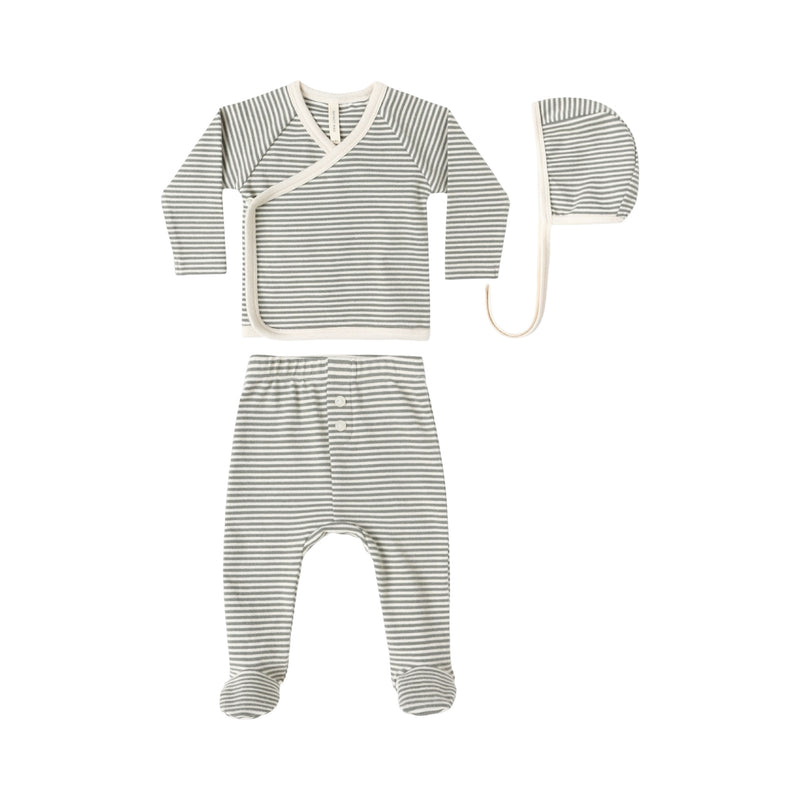 Ensemble Forest stripe pour nouveau-né 