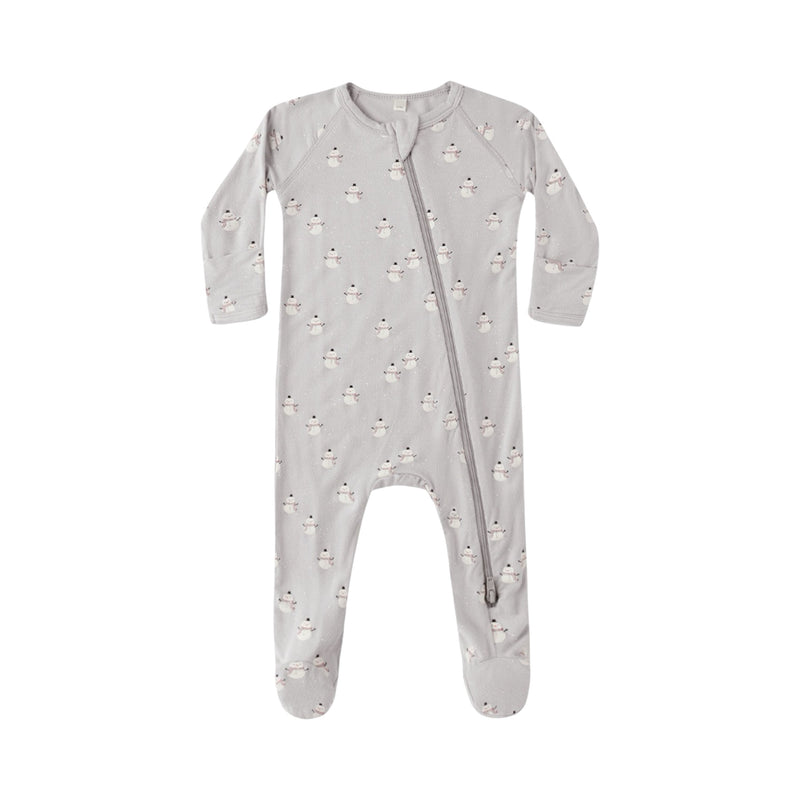 Pyjama zippé en bambou Snowmen