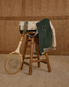 Green varsity jacket