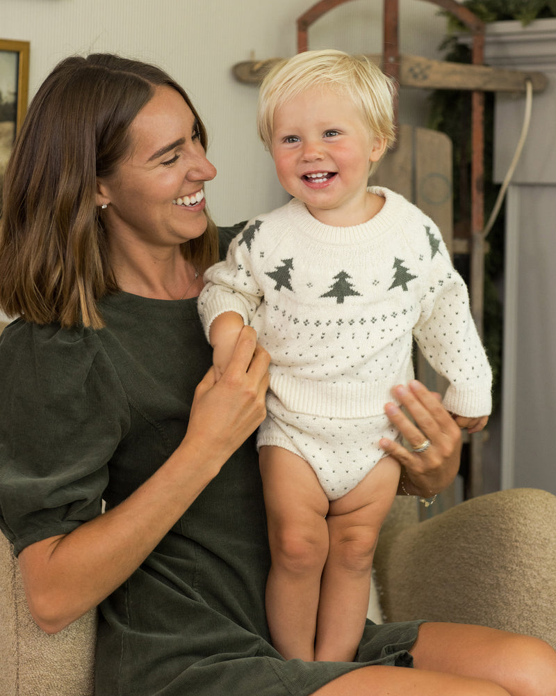 Trees fair isle sweater