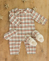 Holiday flannel slippers