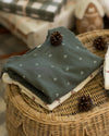 Evergreen ditsy spongey knit set