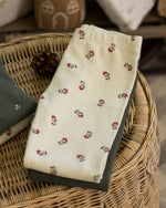 Evergreen ditsy spongey knit set