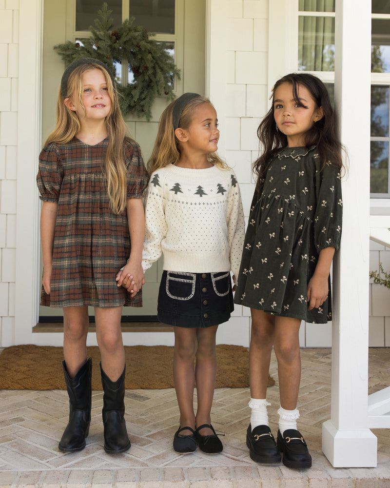 Trees fair isle sweater