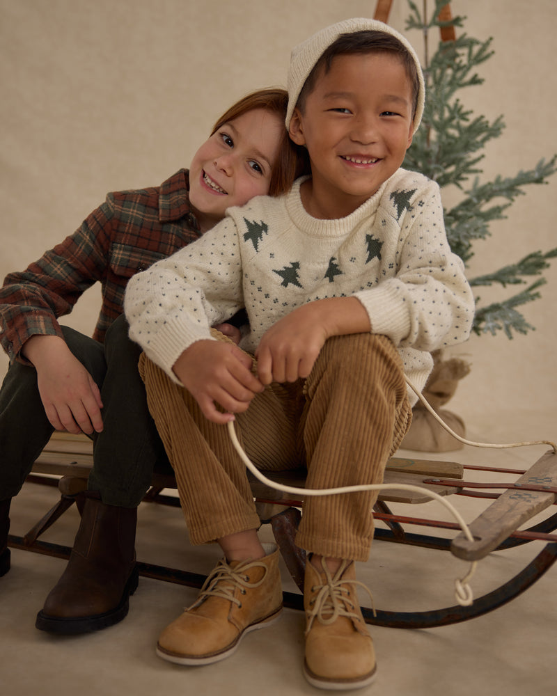 Trees fair isle sweater
