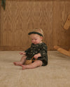 Evergreen baby bow headband