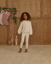 Ruby ditsy spongey knit set
