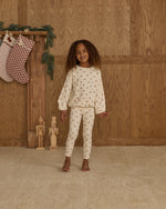 Ruby ditsy spongey knit set