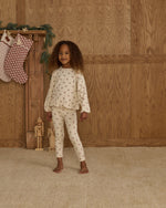 Ruby ditsy spongey knit set