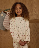 Ruby ditsy spongey knit set