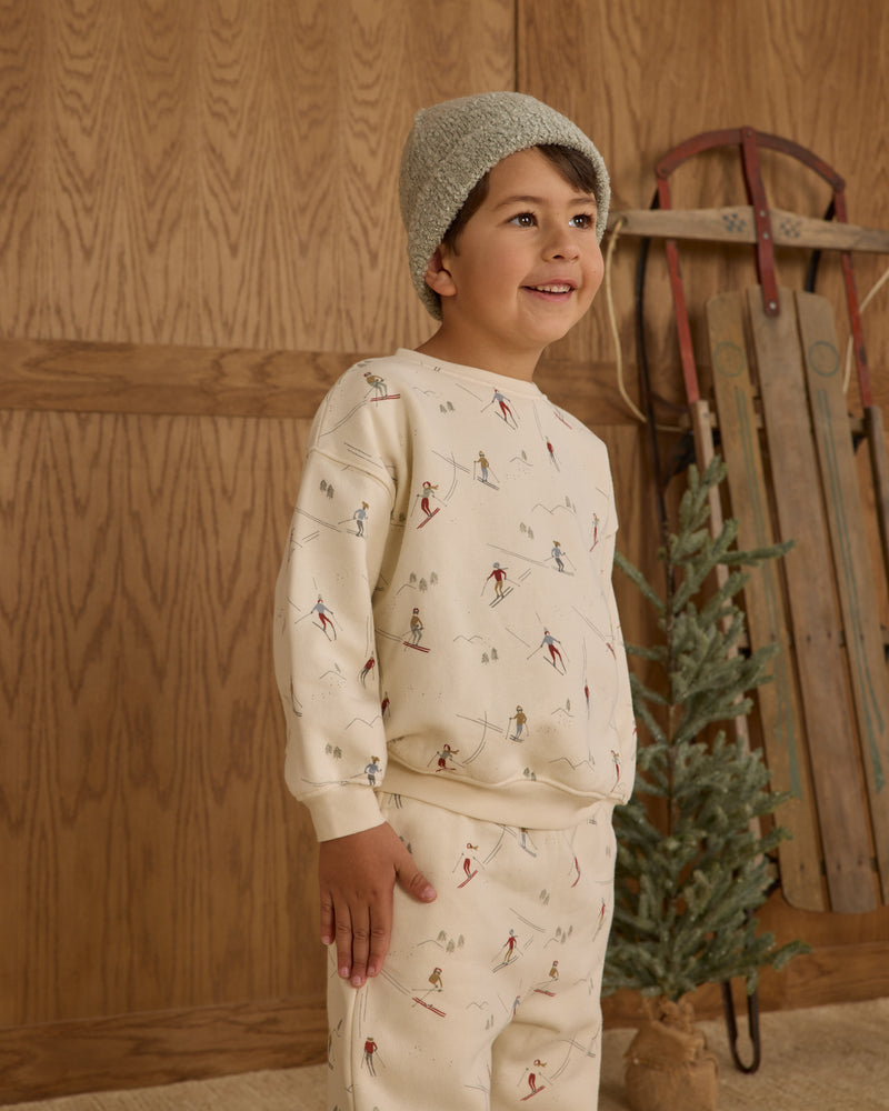 Skiers relaxed sweatshirt