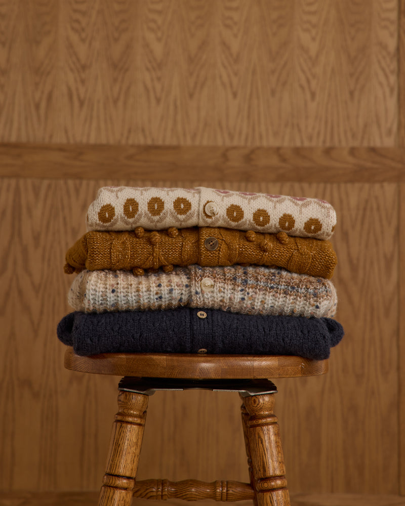 Cardigan Cheyenne en jacquard fleuri
