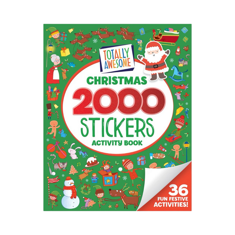 Totally awesome 2000 stickers Christmas activity book