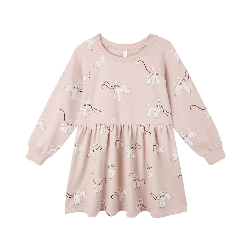 Poodles raglan dress