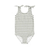 Eucalyptus check Millie one-piece