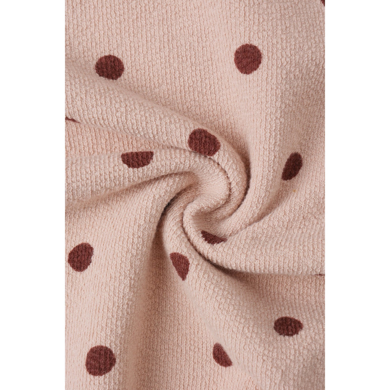 Ensemble en tricot éponge Polka dot 
