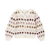 Cardigan Cheyenne en jacquard fleuri