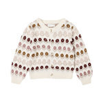 Cardigan Cheyenne en jacquard fleuri