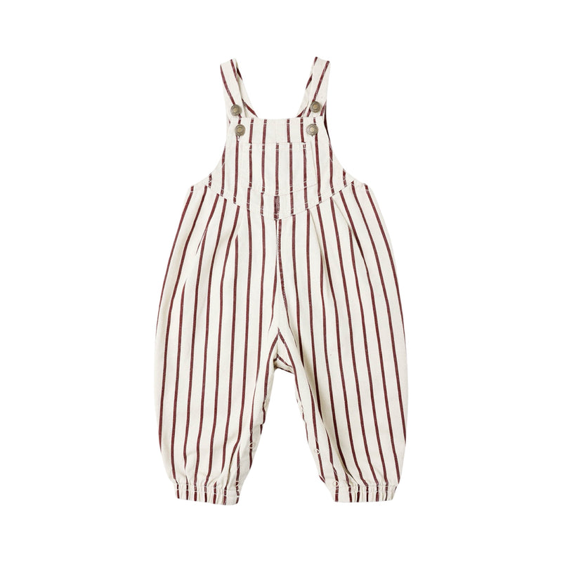 Burgundy stripe vintage overall