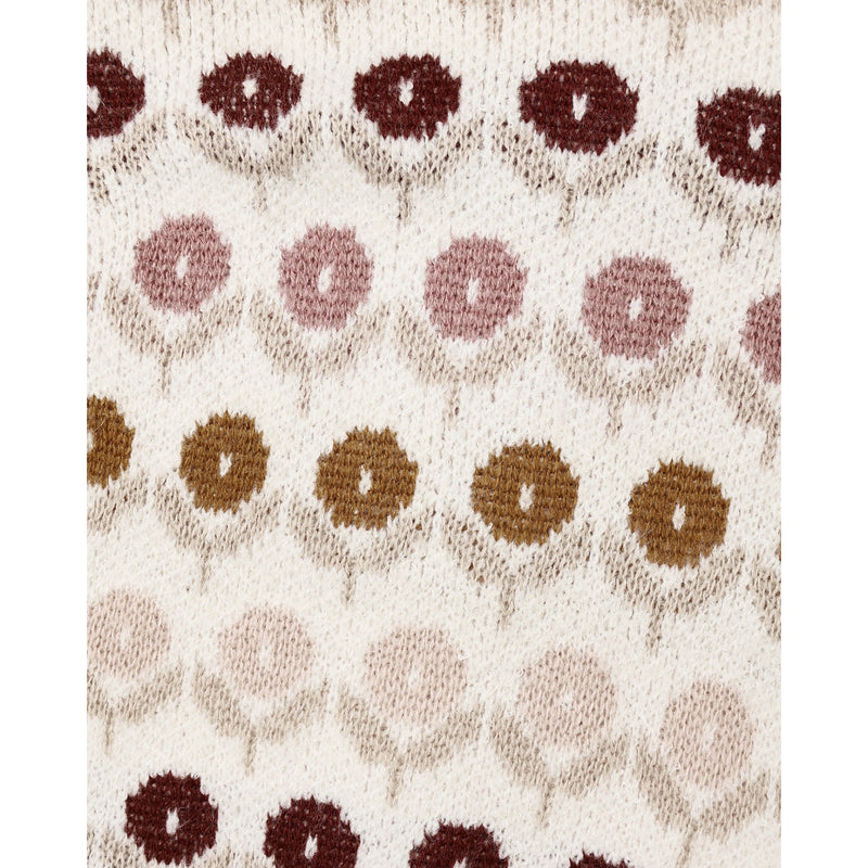 Cardigan Cheyenne en jacquard fleuri