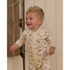 Winter town organic long john pajamas