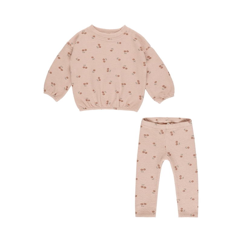 Blossom spongey knit set