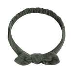 Evergreen baby bow headband