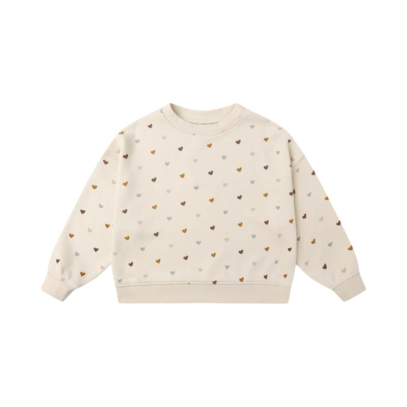 Hearts boxy pullover