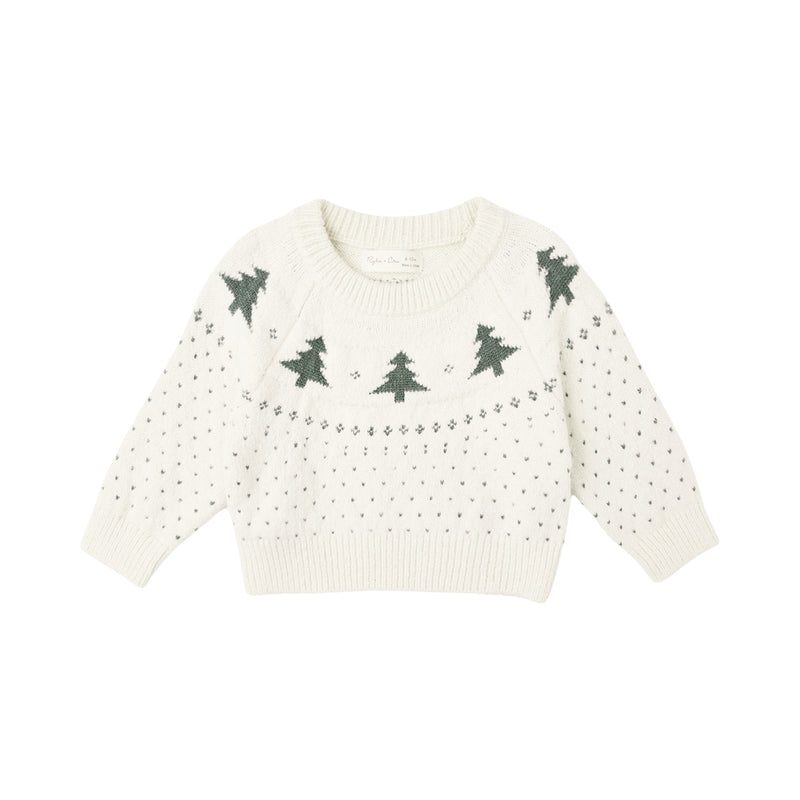 Trees fair isle sweater