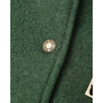 Green varsity jacket